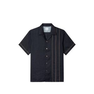 Ps Paul Smith Men Linen Embroidered Shirt